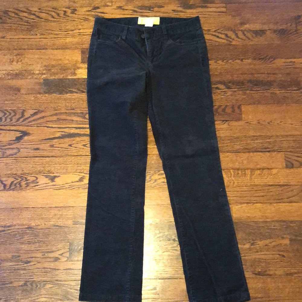 J Crew Navy Matchstick Corduroy Pants - 28S